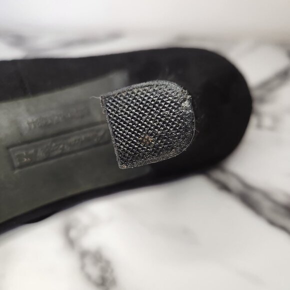 AMERICAN EAGLE WOMENS VELVET OR SUEDE HIGH HEELS WITH STAR PATTERNS - Picture 7 of 15